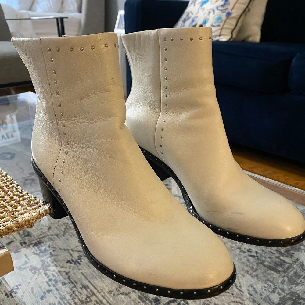 Rag & Bone White Booties